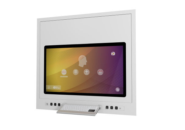 SURGIRIS propose une large gamme de moniteurs de bloc opératoire connectés qui couvre plusieurs tailles d’écrans tactiles.