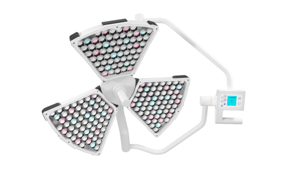 Les éclairages chirurgicaux X3MT sont dotés d’un design unique qui permet de respecter toutes les contraintes hygiéniques requises dans la salle d’opération
