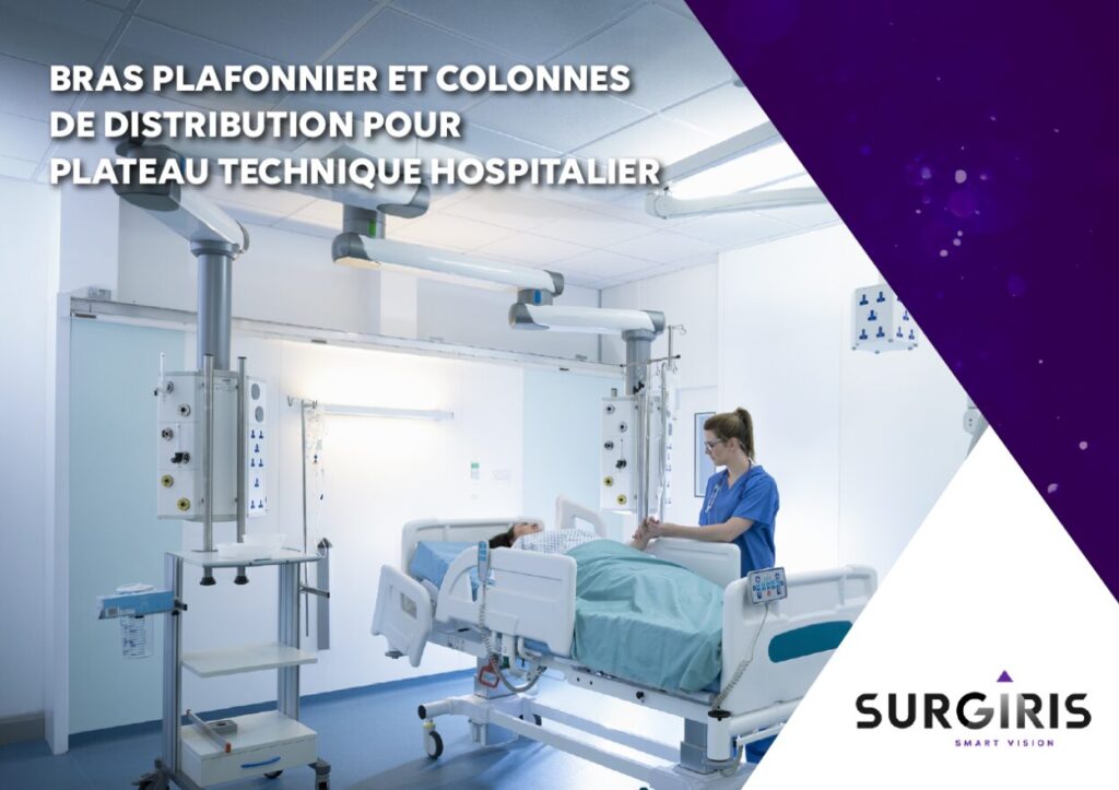 Brochure Bras médicaux plafonniers et colonne fixe de distribution