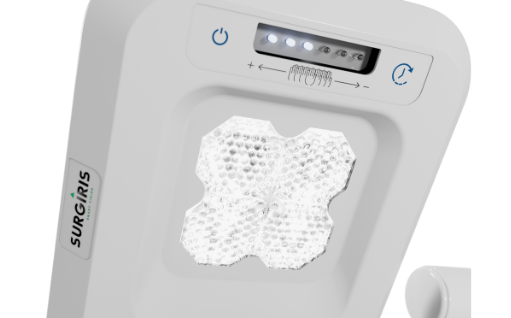 Détail des LED de l’éclairage dermatologique PDT DERMARIS