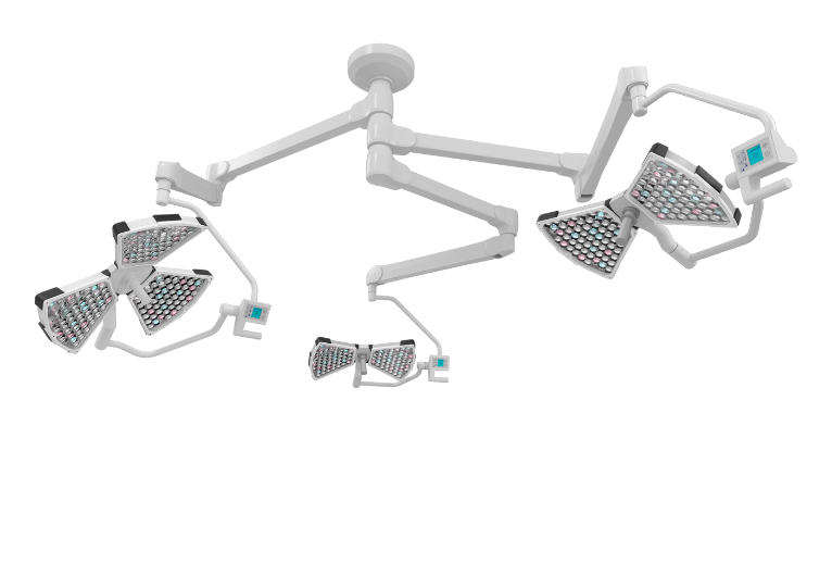 Gamme de lampes scialytiques XMT pour éclairage opératoire