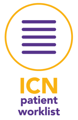 ICN Patient Worklist (exclusive): Select the patient from the list of patients scheduled for procedures on that day.